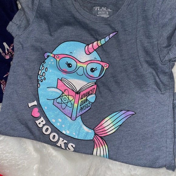 Toddler girl shirts lot of 4 size 4 4T - Picture 5 of 5